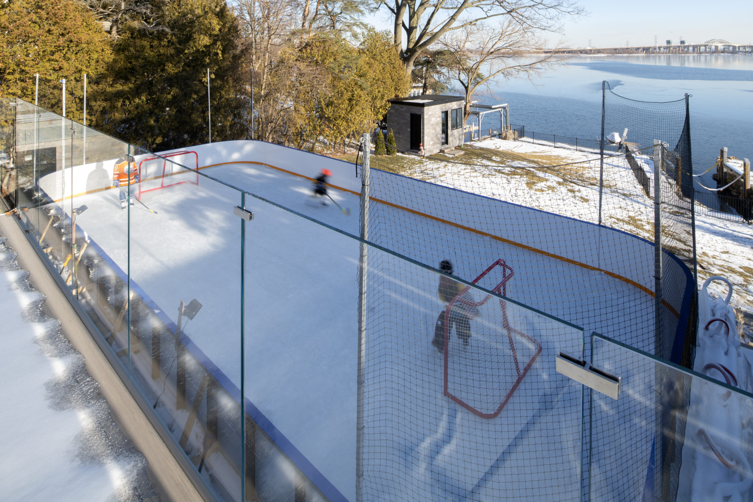 Portable refrigerated rink 24’x50′